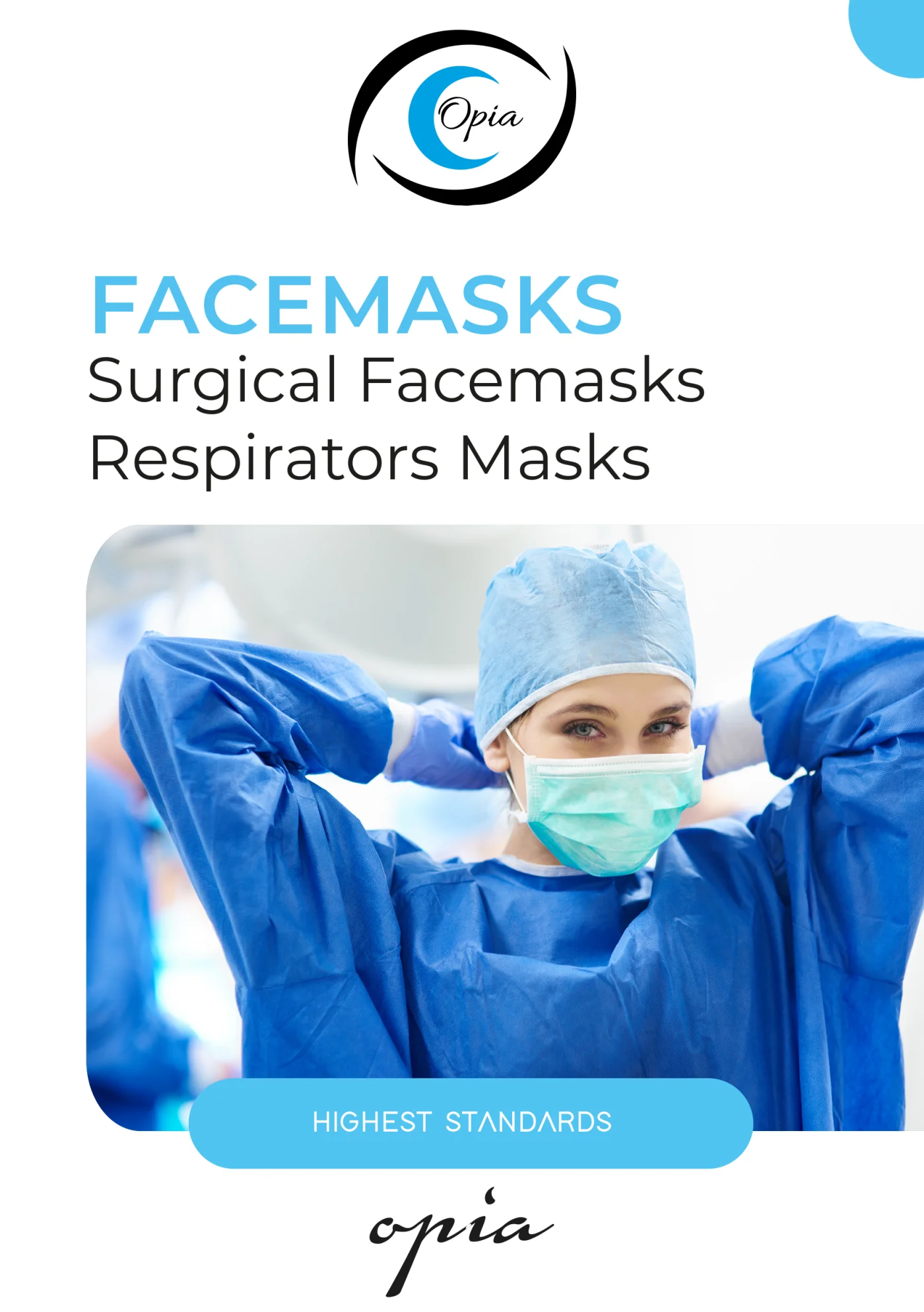 Opia Surgical Mask Catalog 2022