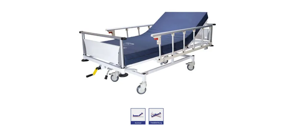 ERP 1020- Manual Hospital Cot 1 Crank
