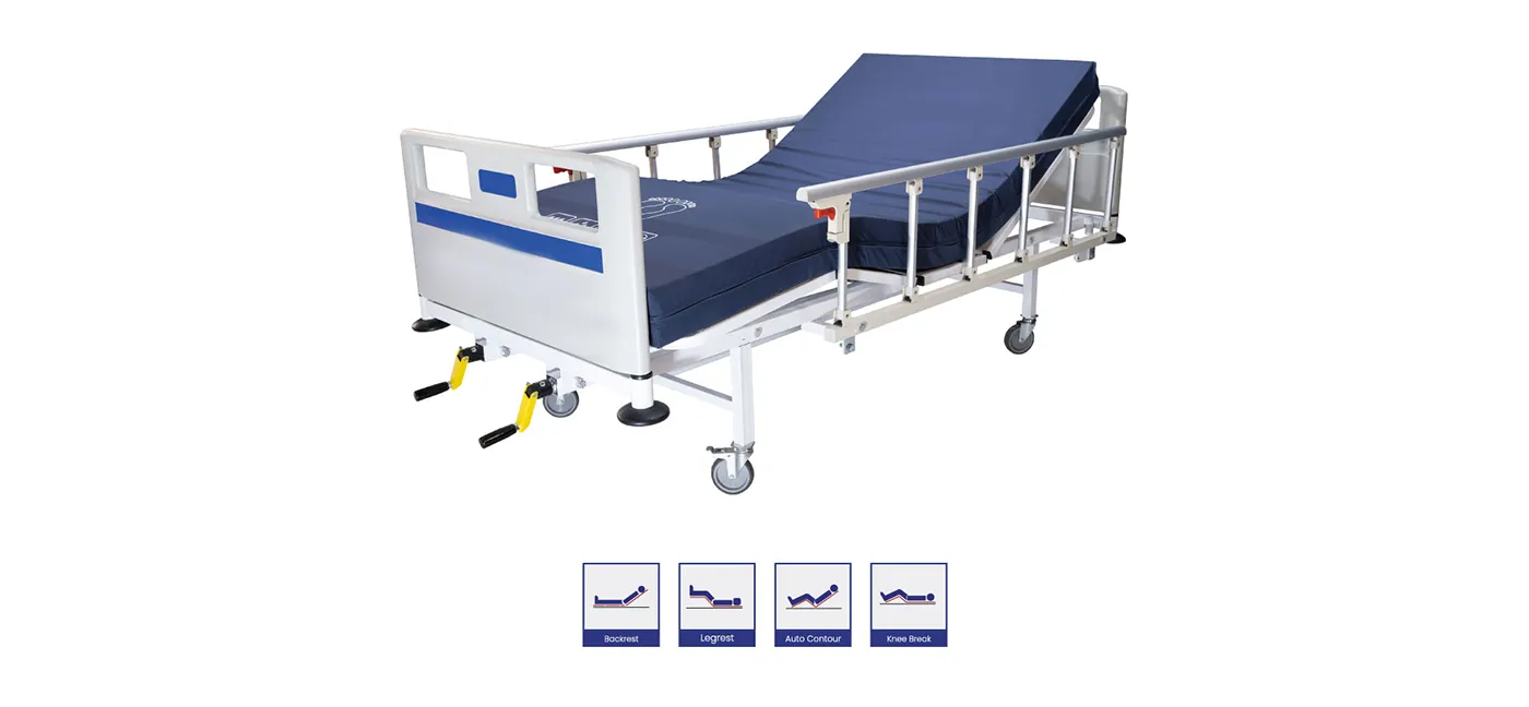 ERP 2010- Manual Hospital Cot 2 Crank