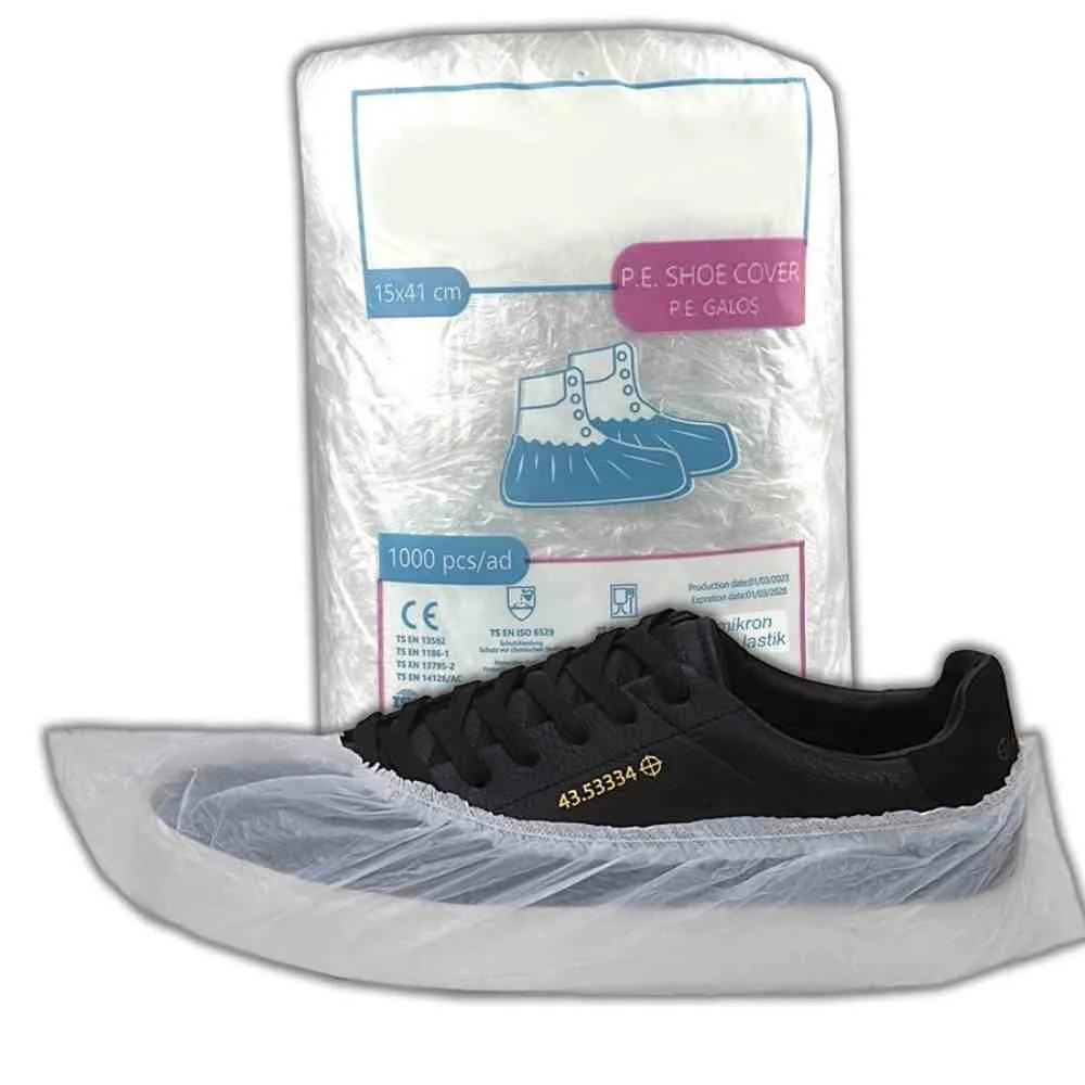 Disposable Polythene Overshoes