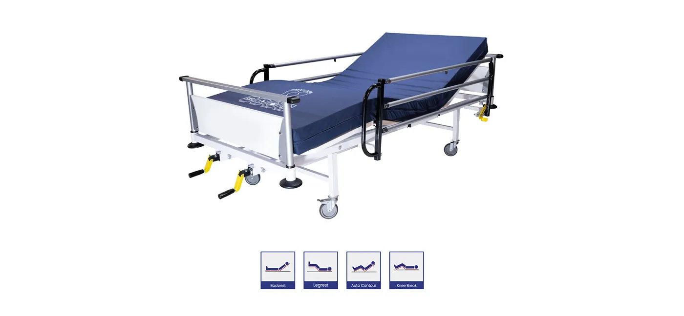 ERP 2030- Manual Hospital Cot 2 Crank