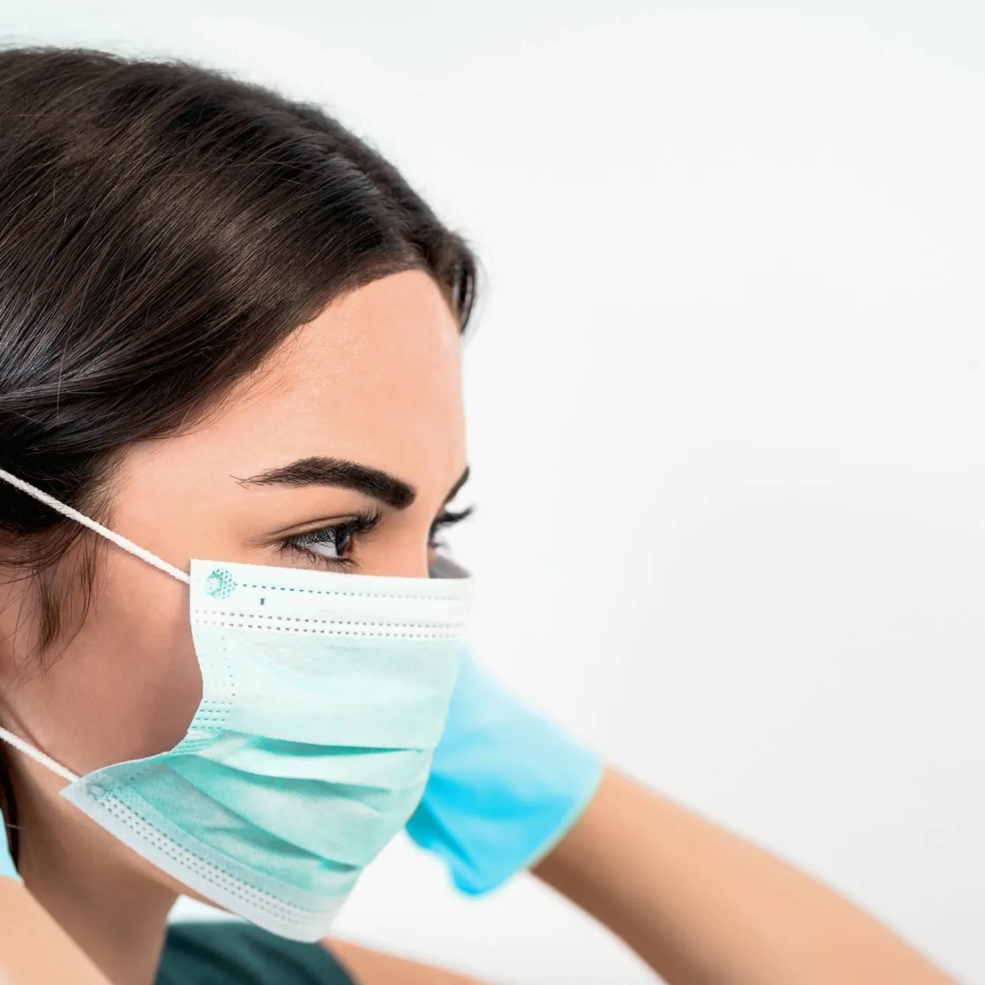 Surgical Face Mask with Elastic (Cellulose Inner Covering)