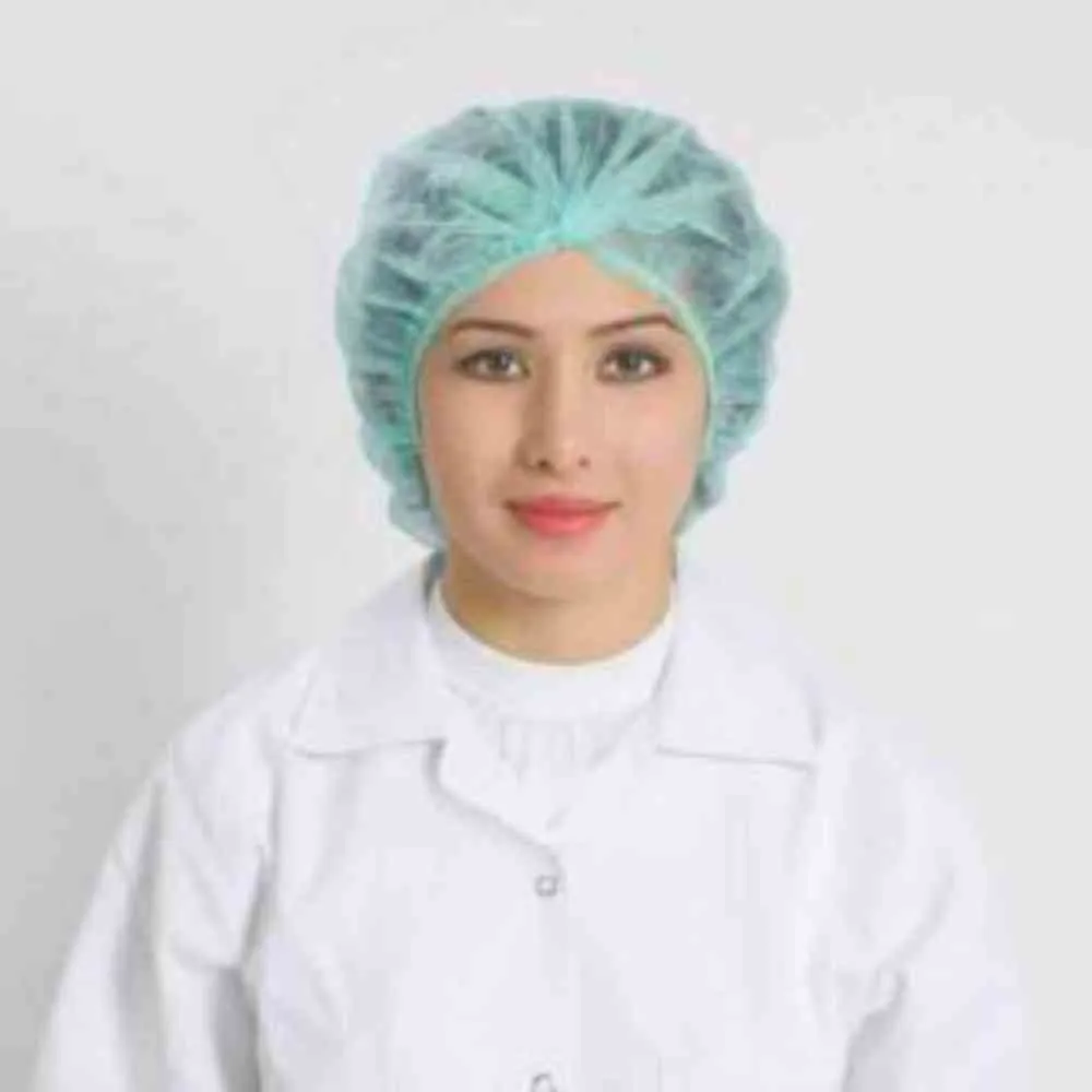 Disposable Bonnet Ultrasonic Stitched