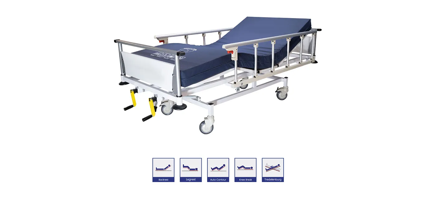 ERP 2020 - Manual Hospital Cot 2 Crank